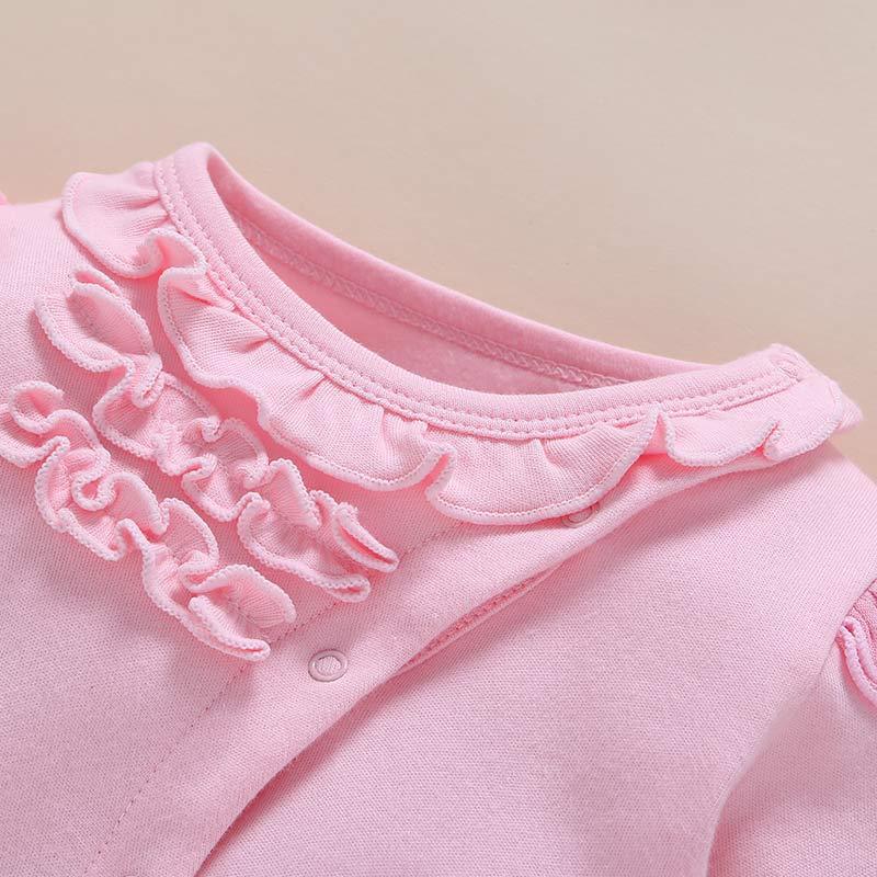 One year old girl wear newborn baby clothing romper jumpsuit