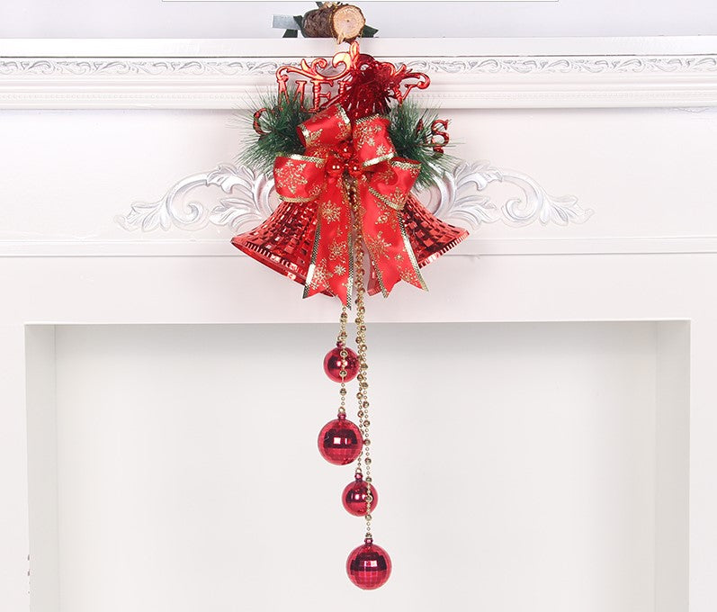Christmas hanging bell ornament