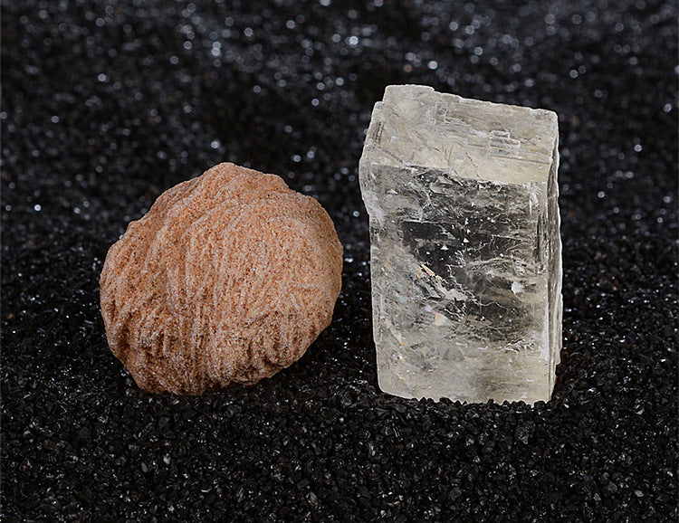 Crystal mineral rock collection set