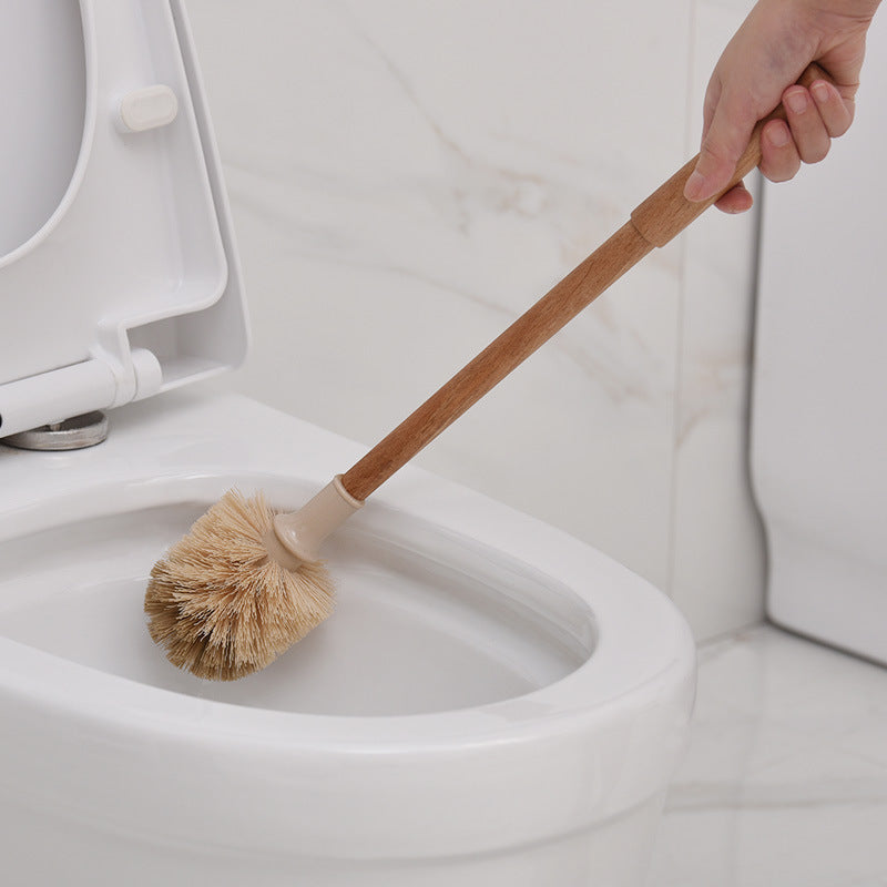 Wooden toilet brush