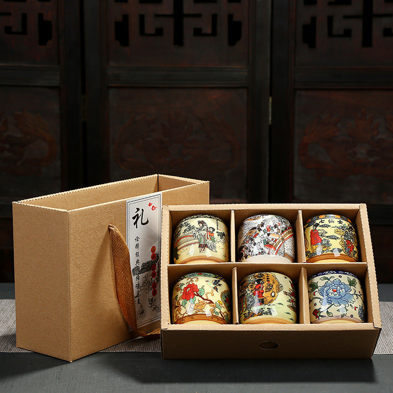 Japanese cup set box