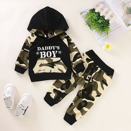 Boys camouflage clothing