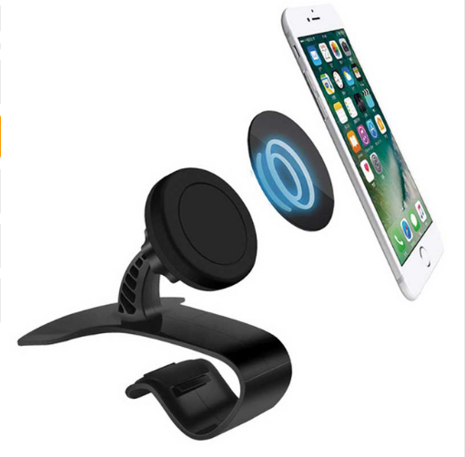 Magnetic phone holder for dashboard