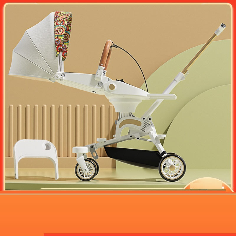 Foldable baby stroller