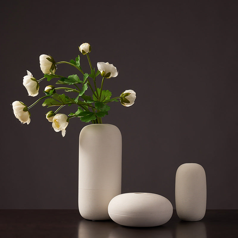 Beatiful white vases