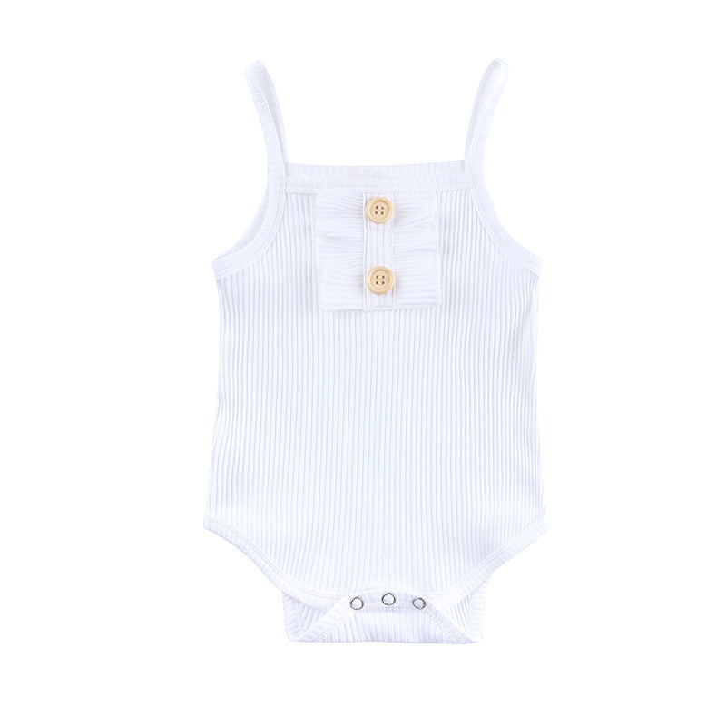 Baby girl summer romper set