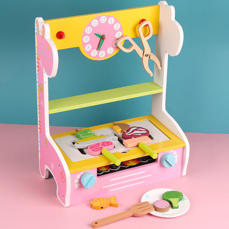Wooden dessert pretend play set
