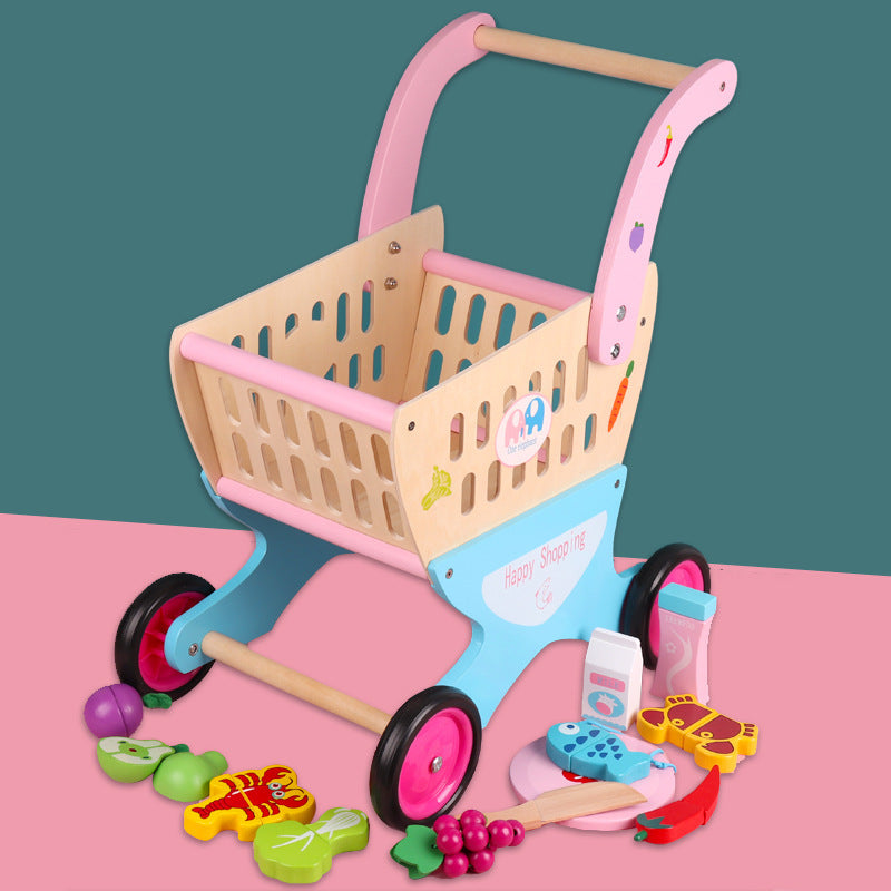 Wooden dessert pretend play set