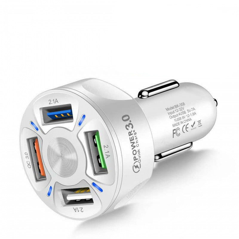 Fast car charger 4 ports