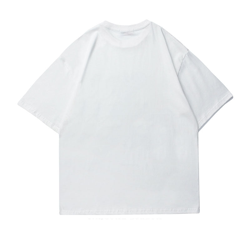 Zorohom Tide Brand Fashion 3D Bear Print Casual Short-Sleeved T-Shirt Women And Men Loose Couples Summer Tops