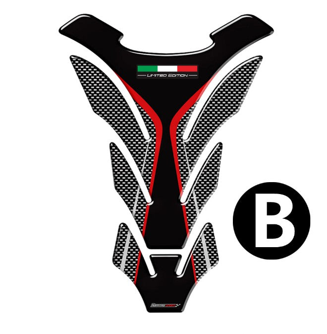 Stickers for motorcycle fuel tank