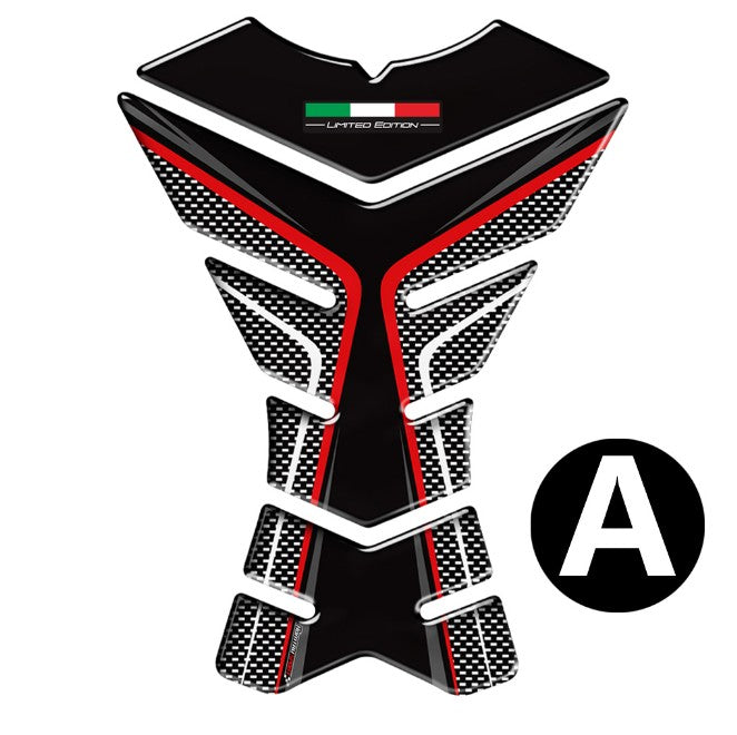 Stickers for motorcycle fuel tank