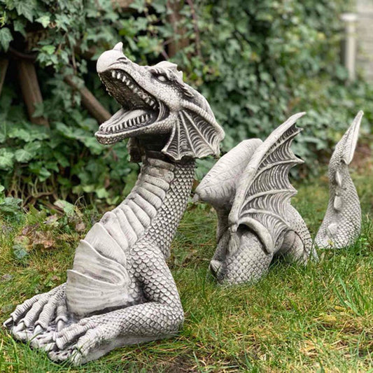 Lawn statue large Dragon gothic