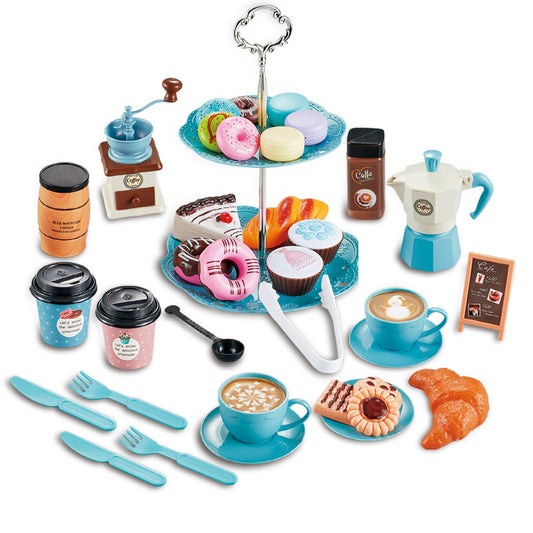 Kids coffee shop play set