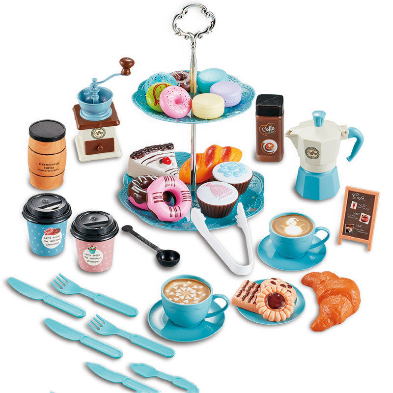 Kids coffee shop play set