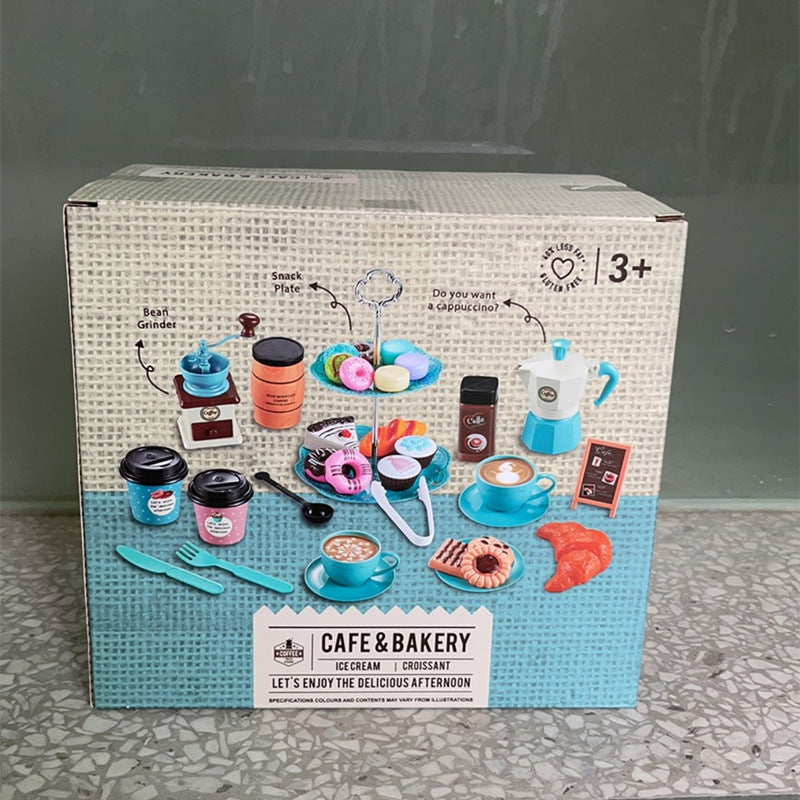 Kids coffee shop play set