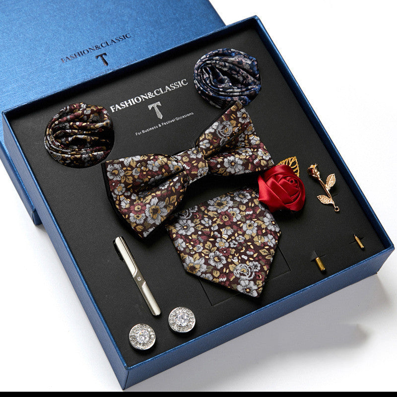 Luxury men’s suit accessory set