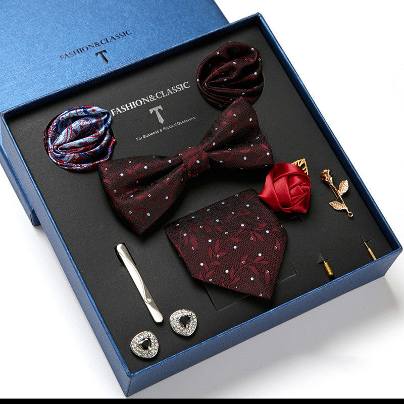 Luxury men’s suit accessory set