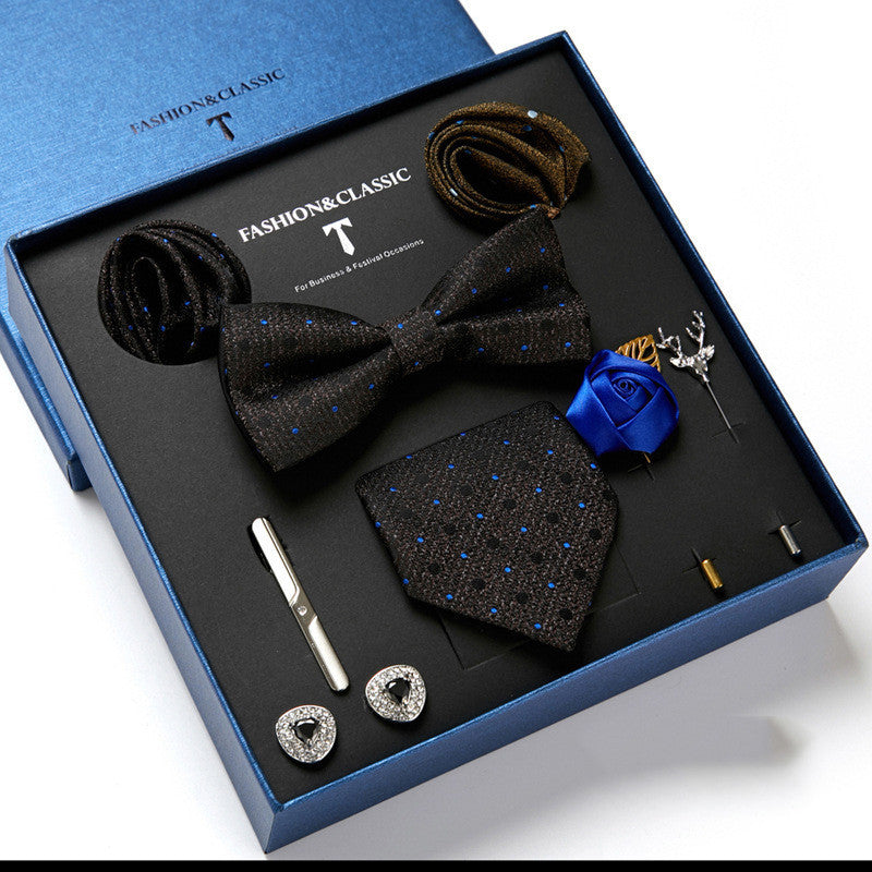 Luxury men’s suit accessory set