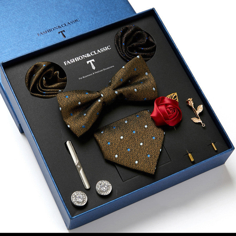 Luxury men’s suit accessory set