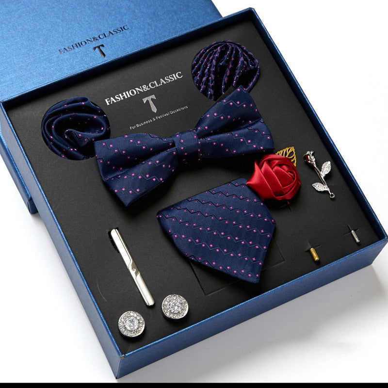 Luxury men’s suit accessory set