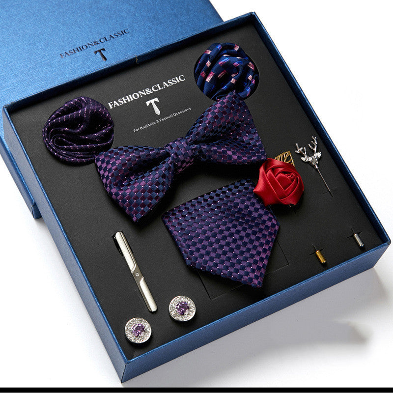 Luxury men’s suit accessory set