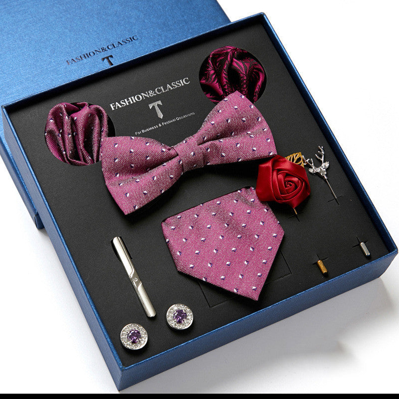 Luxury men’s suit accessory set
