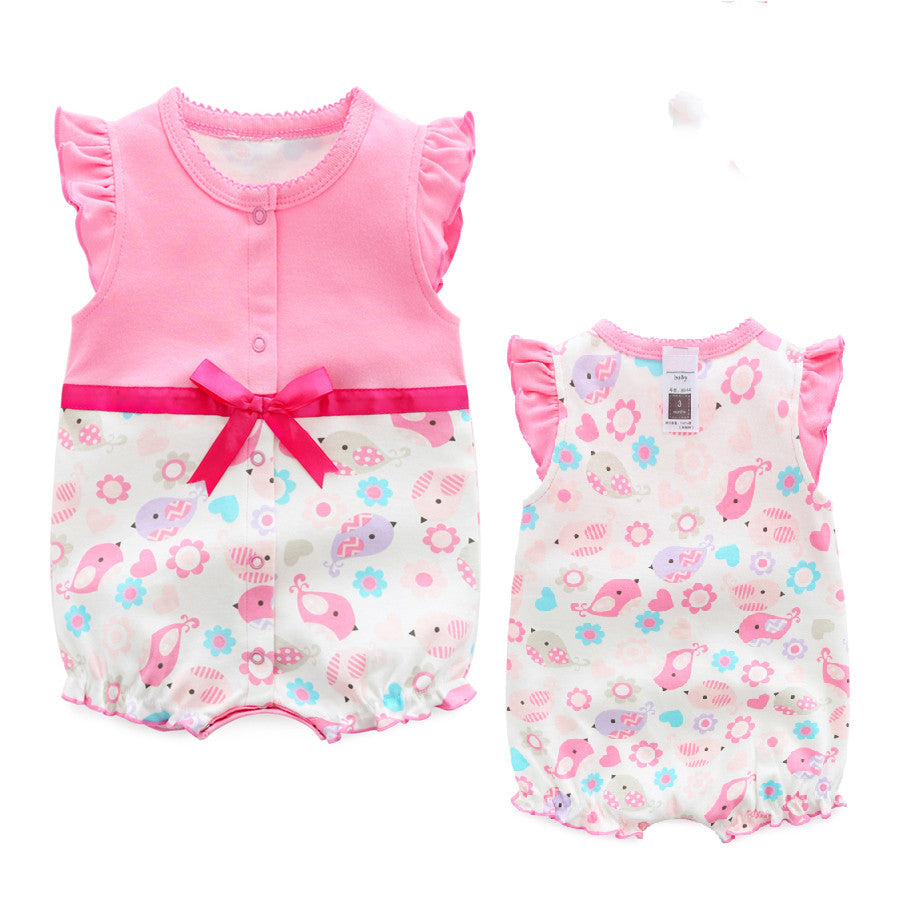 Baby girl summer romper