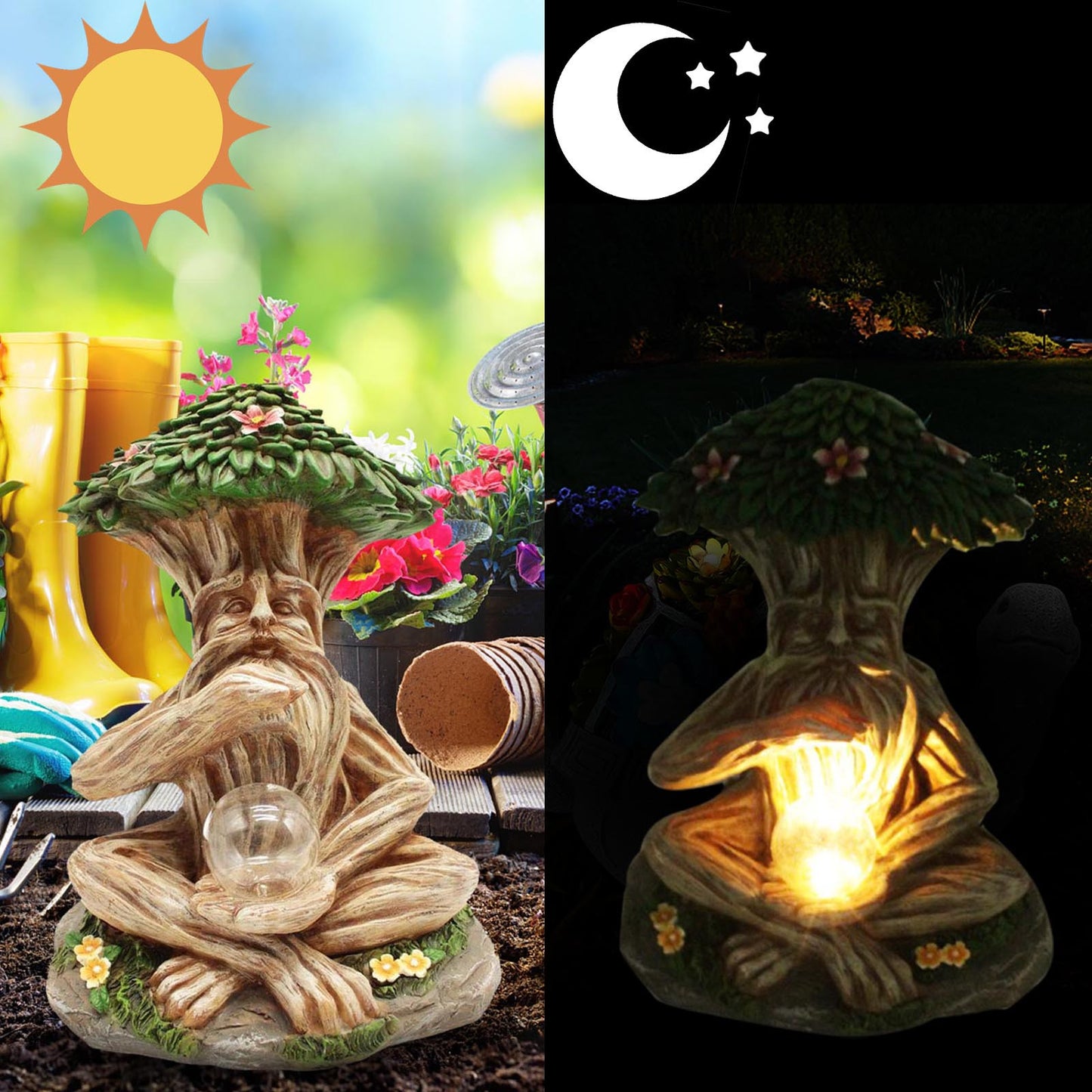 Ornament sculptures with led light