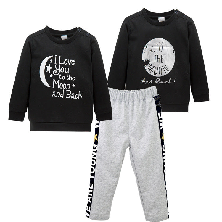 Lente En Somer Baba Klere Drie-stuk Romper Suit