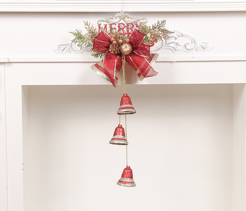 Christmas hanging bell ornament
