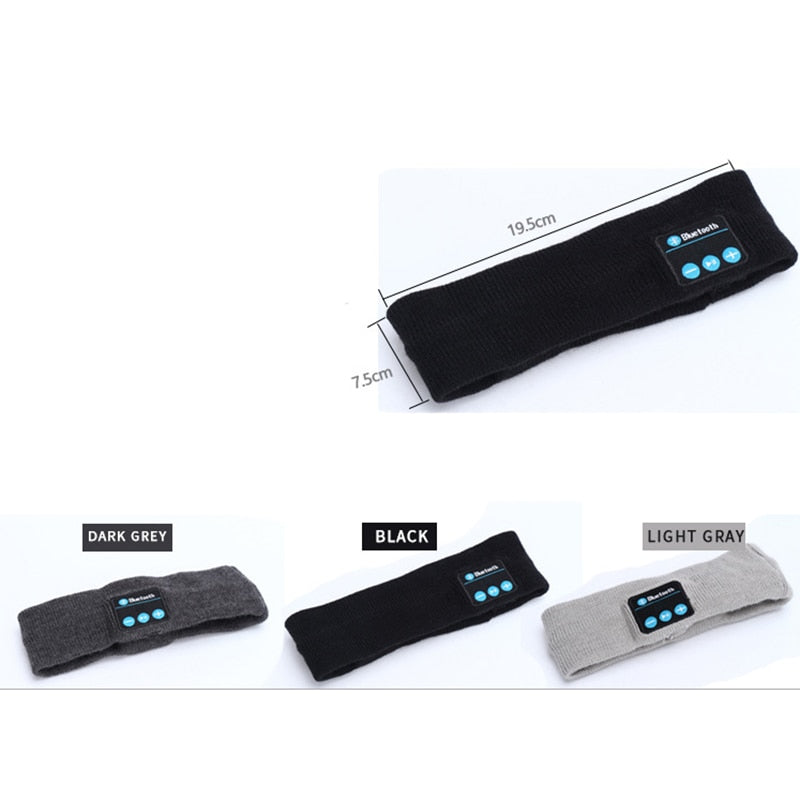 Wireless bluetooth headband
