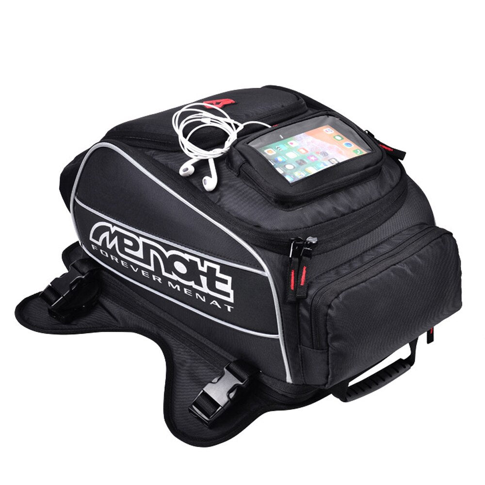 Bag for motorcycle fuel tank