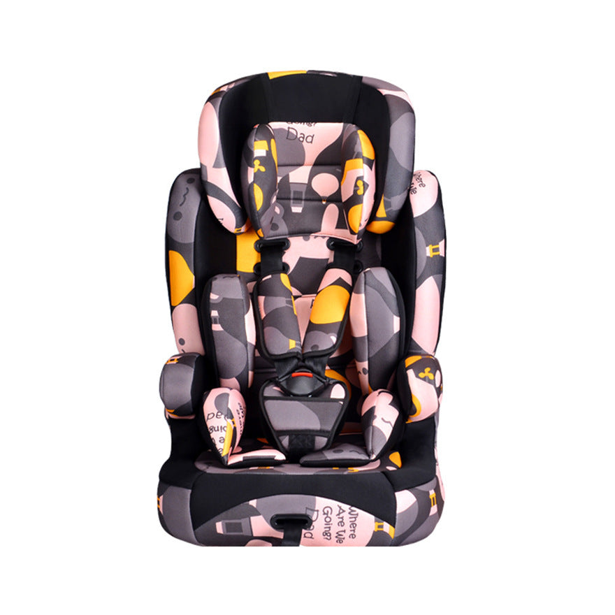 Colorful baby car seats