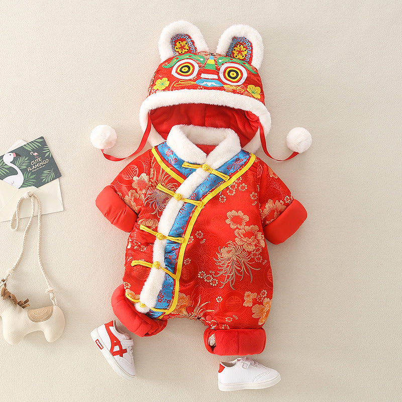 Baby embroidery jumpsuit