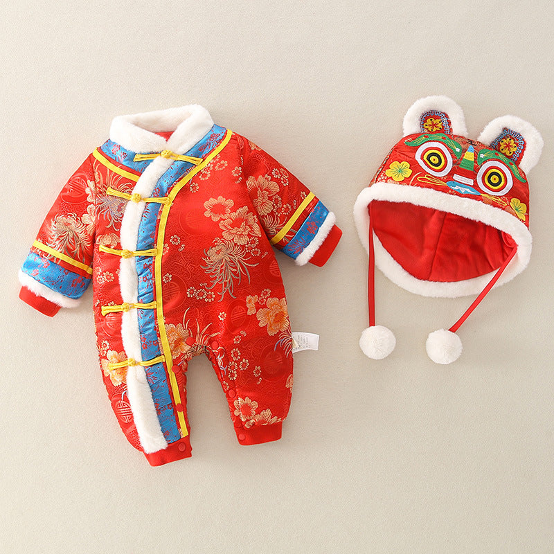 Baby embroidery jumpsuit