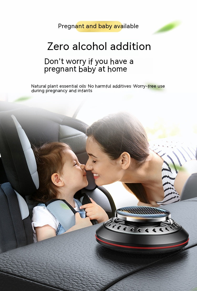 Car perfume with solar