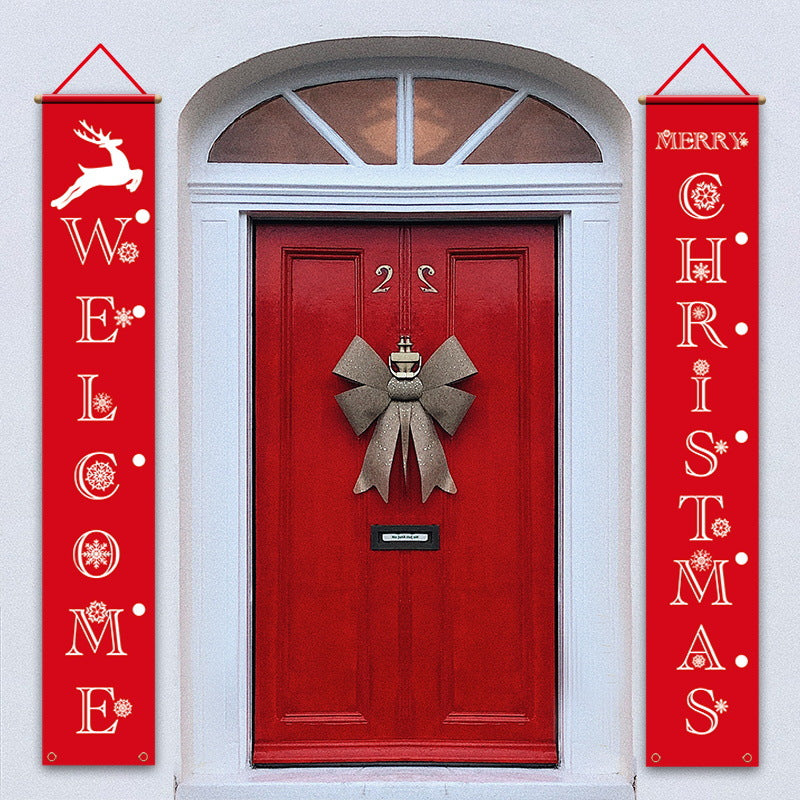 Christmas hanging banner