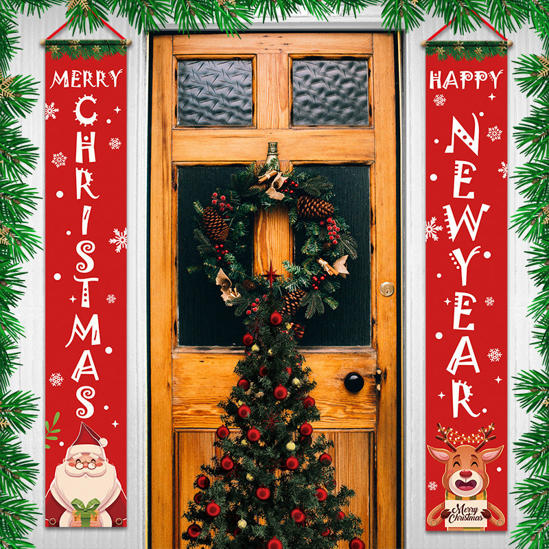 Christmas hanging banner