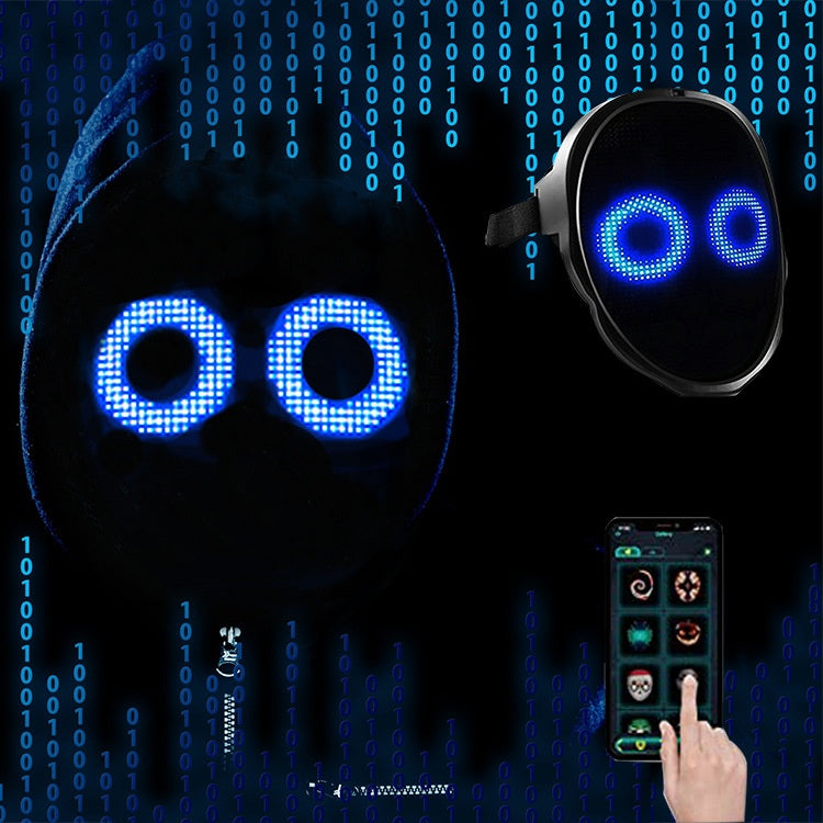 Led face mask with bluetooth app