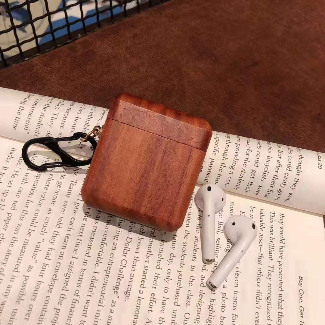 AirPods case by real wood
