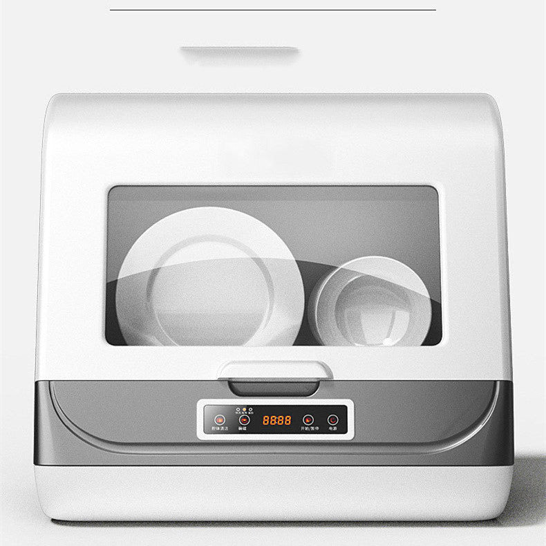 Desktop dishwasher 360 degree cleaning