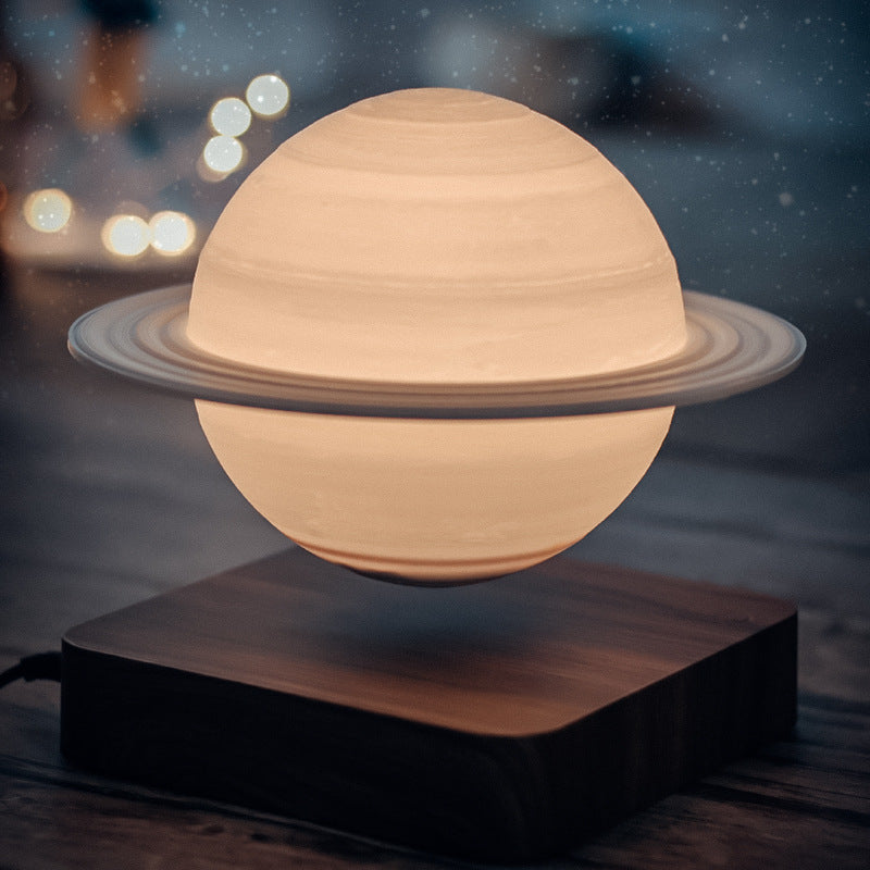 Desk lamp magnetic levitation moon
