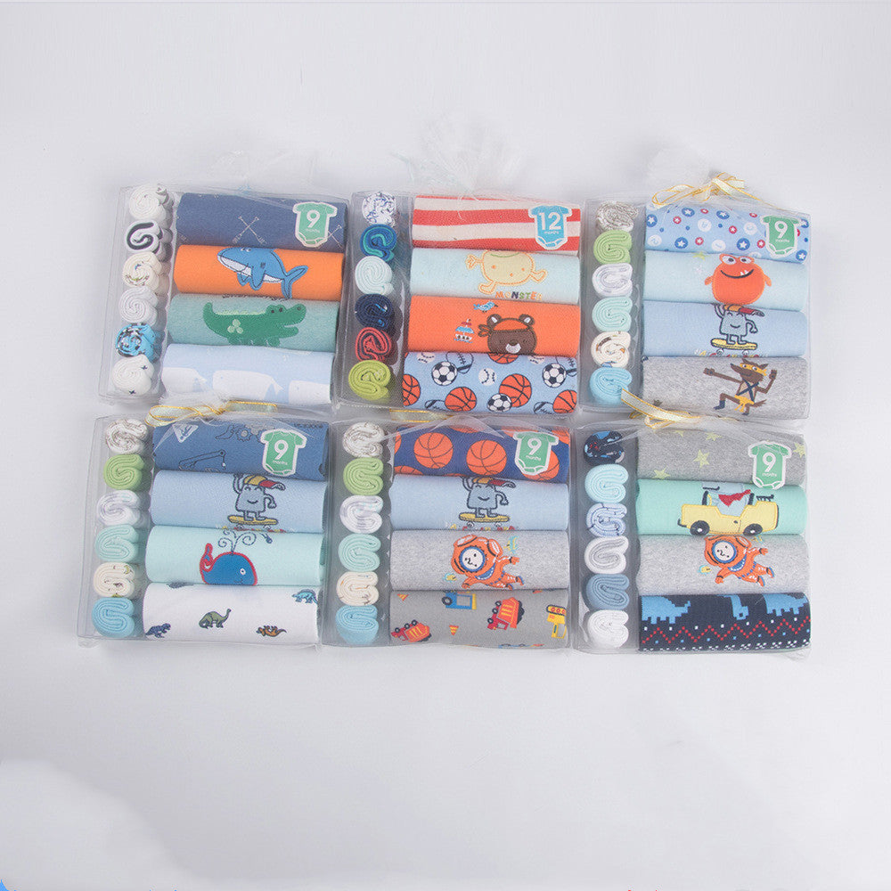 Summer baby clothes gift set