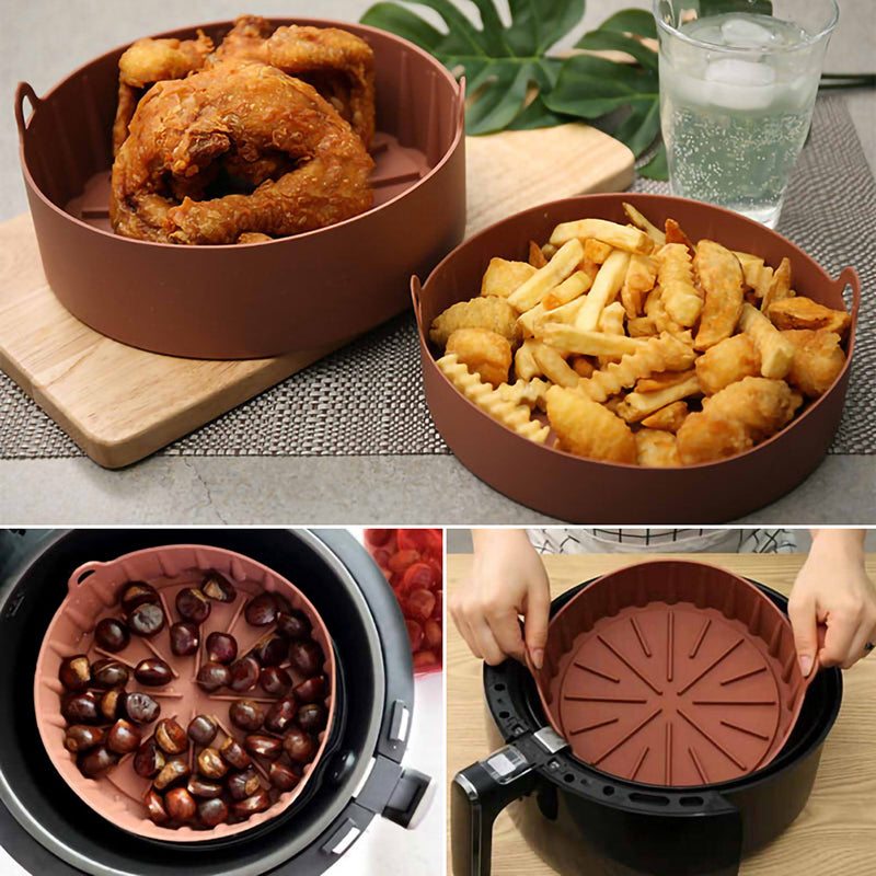 Air fryer silicone bowl