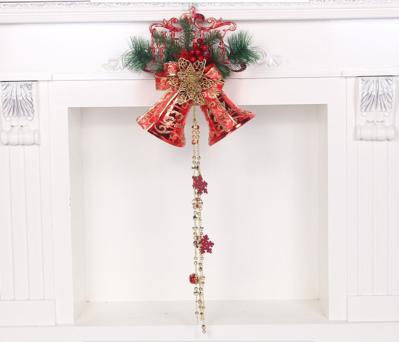 Christmas hanging bell ornament