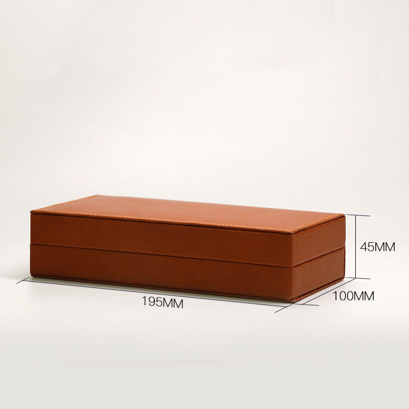 Luxury leather pen case