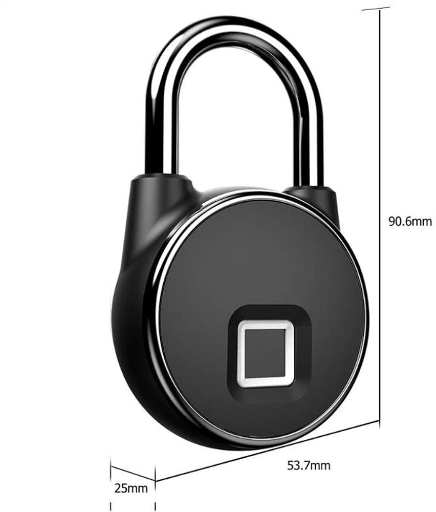 Lock with fingerprint