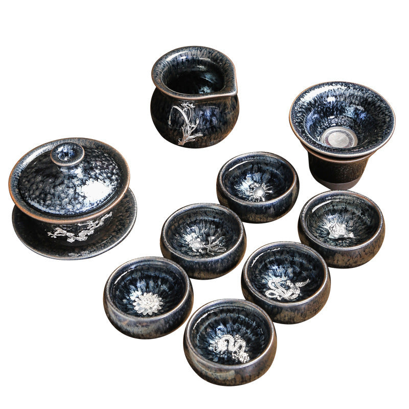 Asian tea set pottery