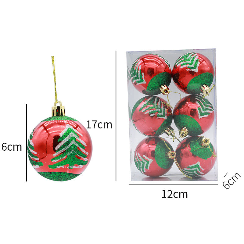 Christmas balls 6 pack